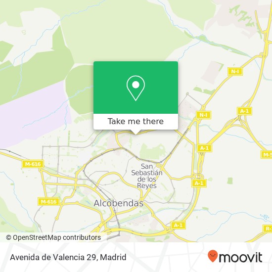 Avenida de Valencia 29 map