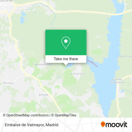 Embalse de Valmayor map