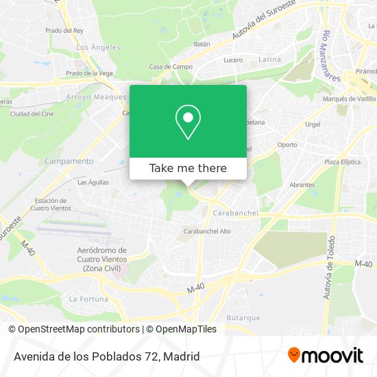 Avenida de los Poblados 72 map