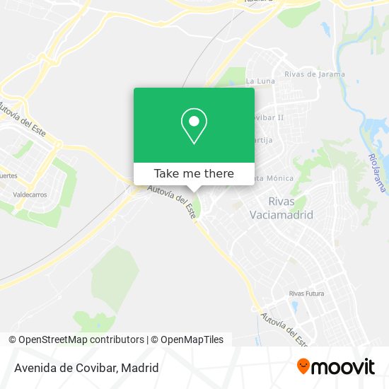 mapa Avenida de Covibar