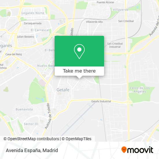 mapa Avenida España