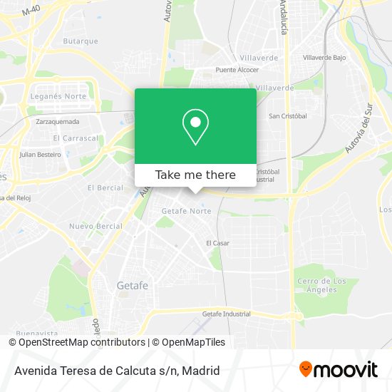 Avenida Teresa de Calcuta s/n map