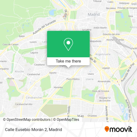 Calle Eusebio Morán 2 map