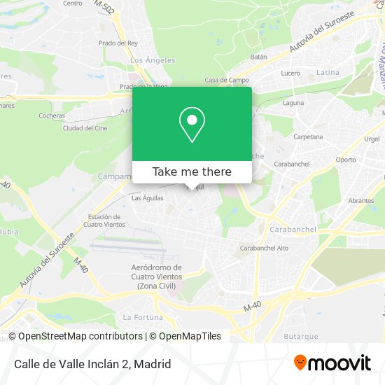Calle de Valle Inclán 2 map