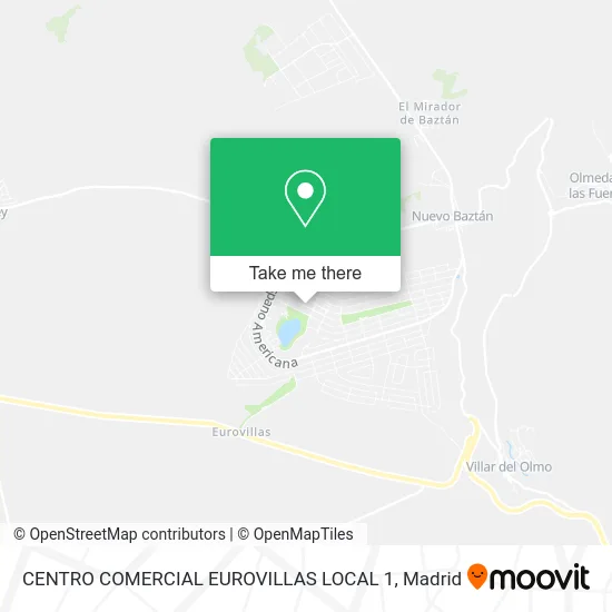 CENTRO COMERCIAL EUROVILLAS LOCAL 1 map