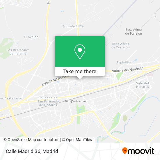 Calle Madrid 36 map