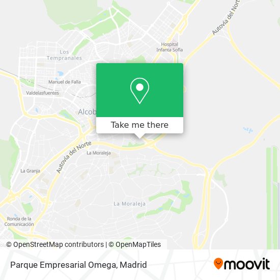 Parque Empresarial Omega map