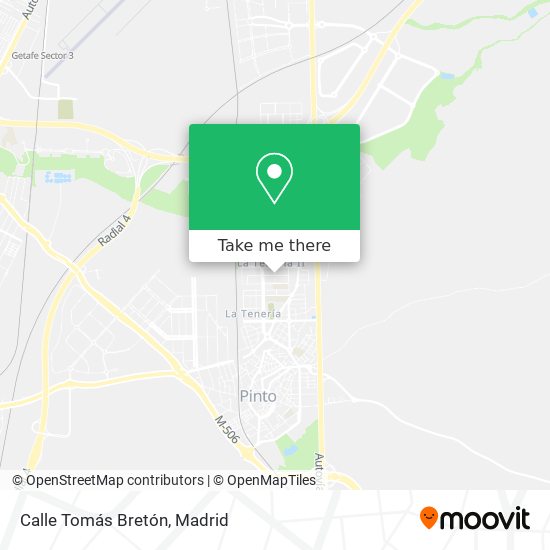 Calle Tomás Bretón map
