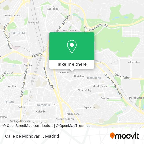 Calle de Monóvar 1 map