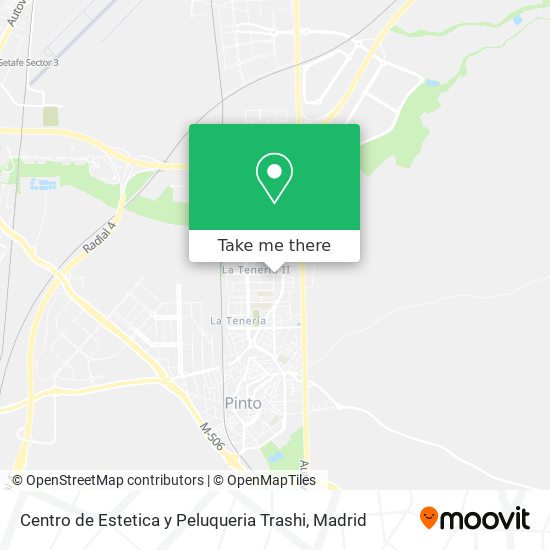 Centro de Estetica y Peluqueria Trashi map