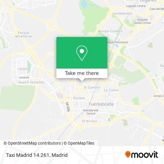 Taxi Madrid 14.261 map