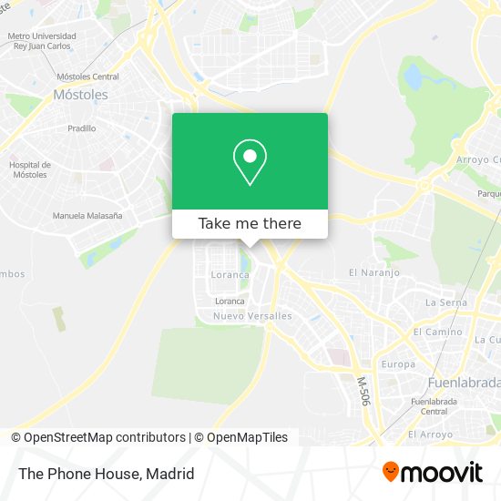 mapa The Phone House