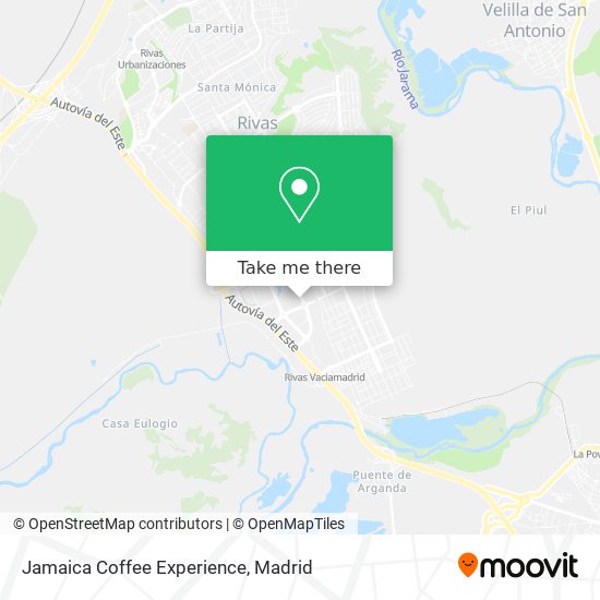 mapa Jamaica Coffee Experience