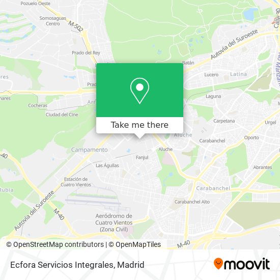 mapa Ecfora Servicios Integrales