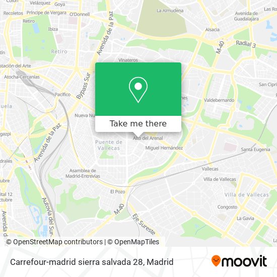 mapa Carrefour-madrid sierra salvada 28