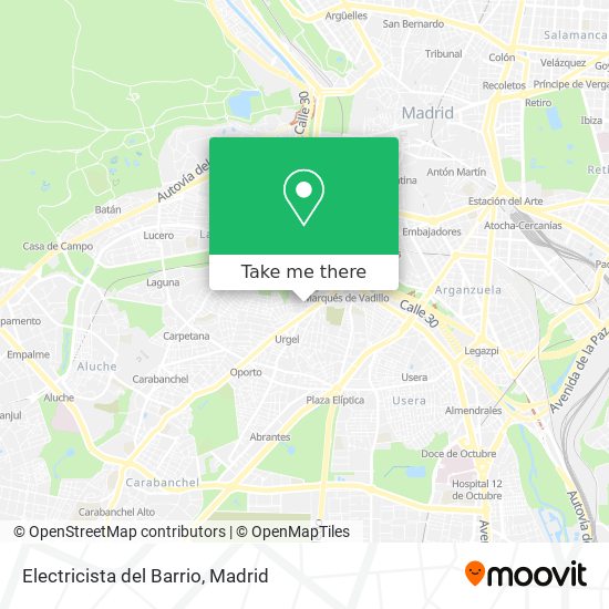 Electricista del Barrio map