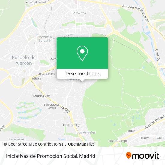 Iniciativas de Promocion Social map