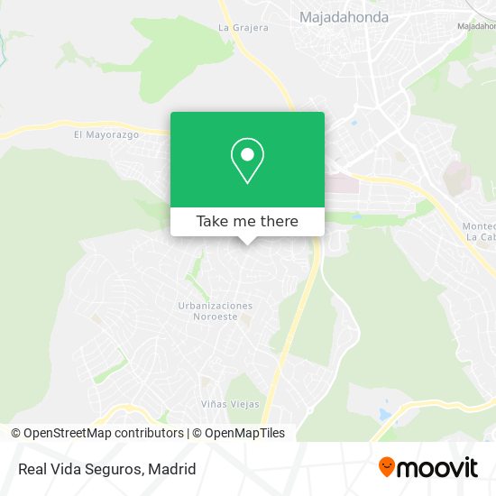 Real Vida Seguros map