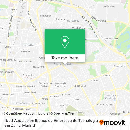 Ibstt Asociacion Iberica de Empresas de Tecnologia sin Zanja map