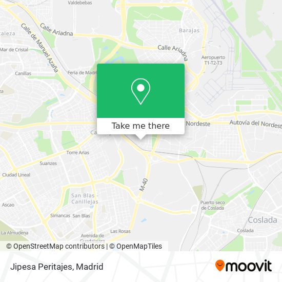 Jipesa Peritajes map