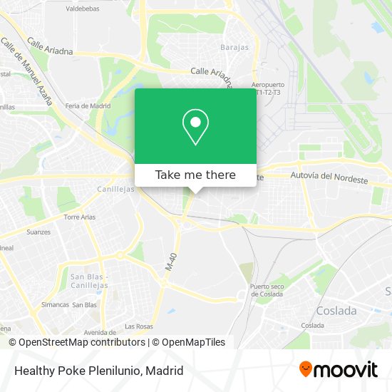 mapa Healthy Poke Plenilunio