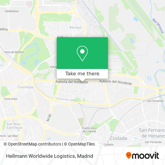 Hellmann Worldwide Logistics map