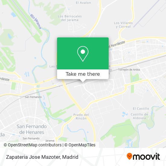 Zapateria Jose Mazoter map