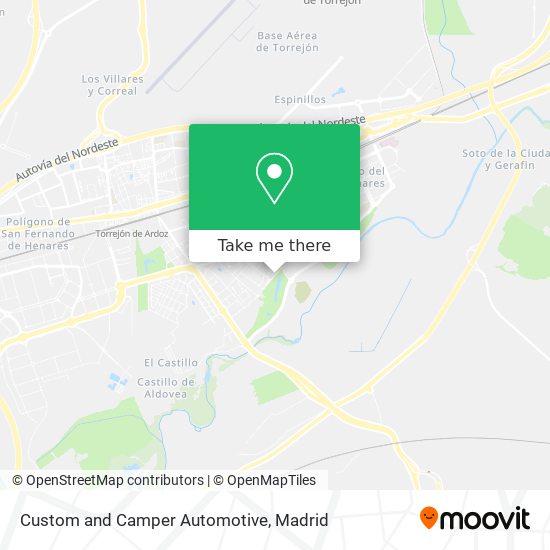 mapa Custom and Camper Automotive