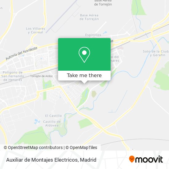 Auxiliar de Montajes Electricos map