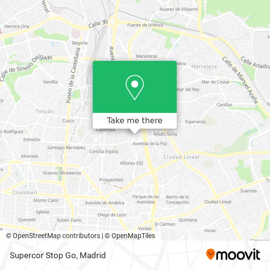 Supercor Stop Go map