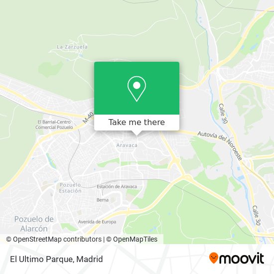 El Ultimo Parque map