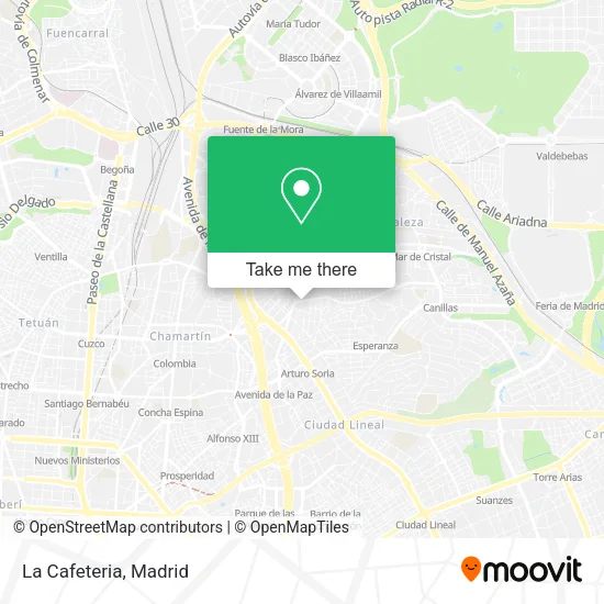 La Cafeteria map