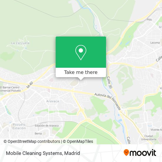 Mobile Cleaning Systems map