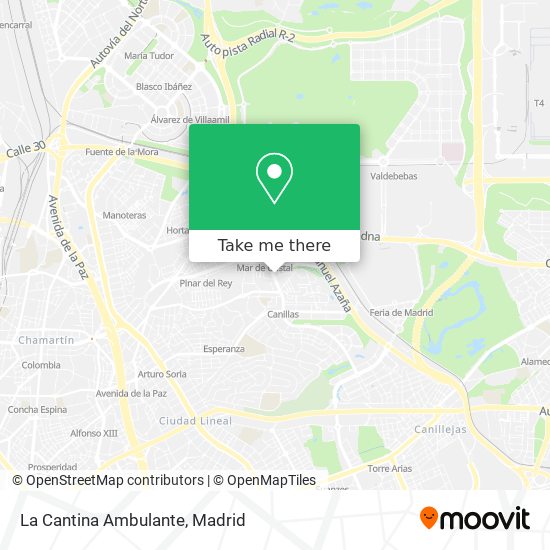La Cantina Ambulante map
