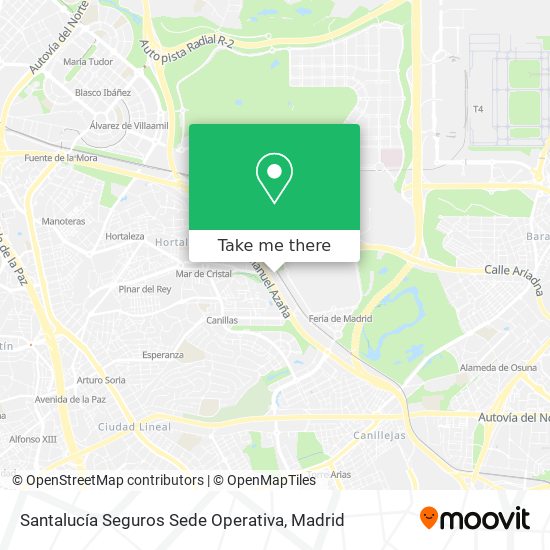 Santalucía Seguros Sede Operativa map