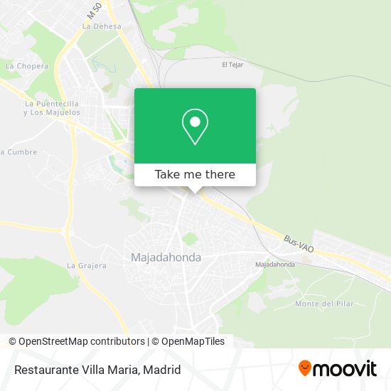 Restaurante Villa Maria map