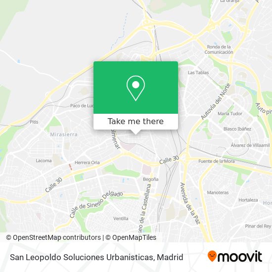 San Leopoldo Soluciones Urbanisticas map