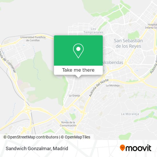 Sandwich Gonzalmar map