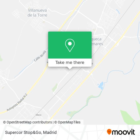Supercor Stop&Go map