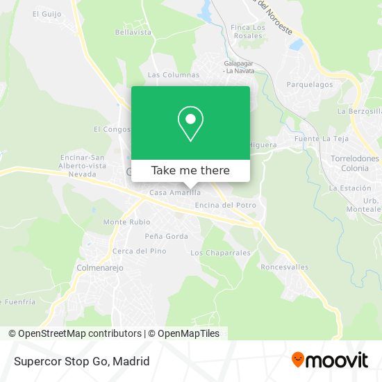 mapa Supercor Stop Go