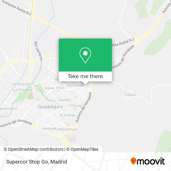 Supercor Stop Go map