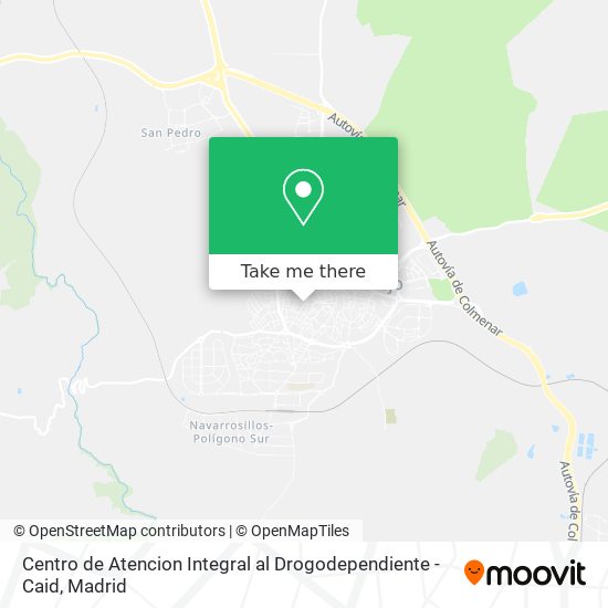 Centro de Atencion Integral al Drogodependiente - Caid map