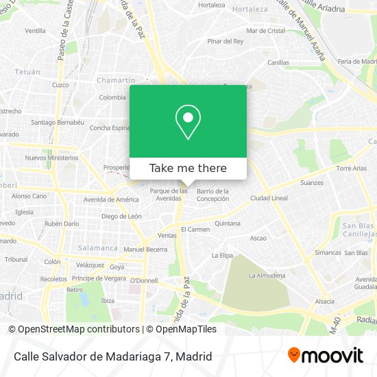 Calle Salvador de Madariaga 7 map
