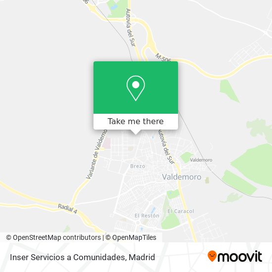 mapa Inser Servicios a Comunidades