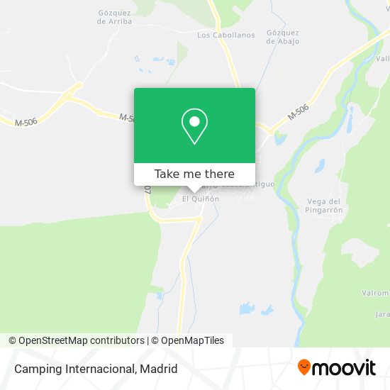 mapa Camping Internacional