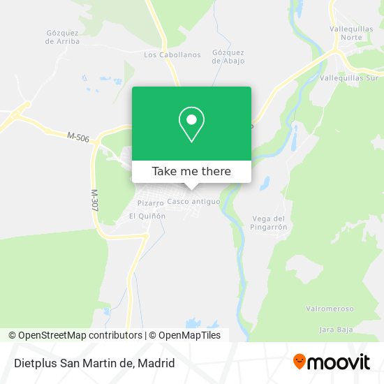 Dietplus San Martin de map