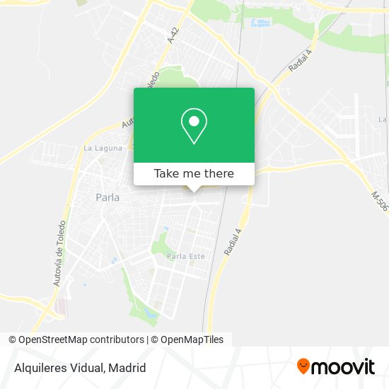 Alquileres Vidual map