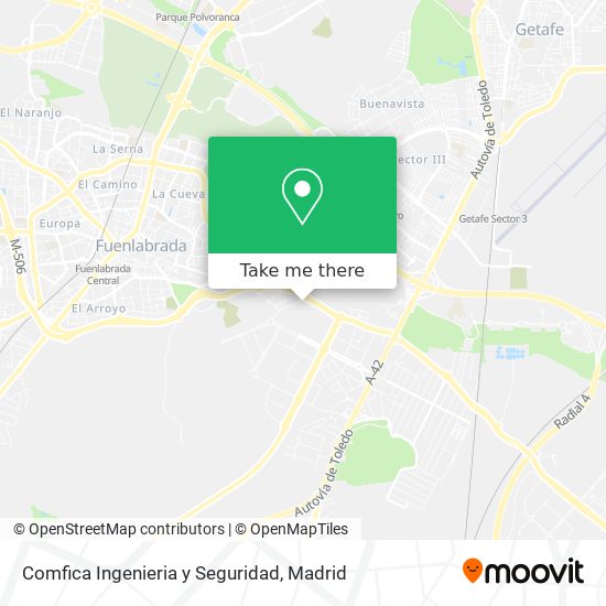 Comfica Ingenieria y Seguridad map