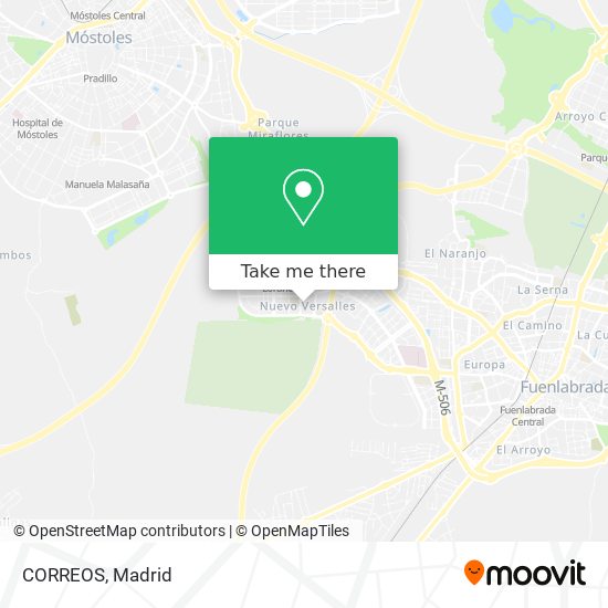 mapa CORREOS