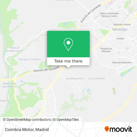 mapa Coimbra Motor